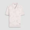 Abstract Knit Short Sleeve Johnny Sweater