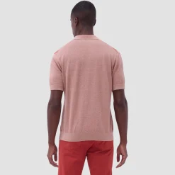 Abstract Knit Short Sleeve Johnny Sweater