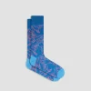 Abstract Mid-Calf Socks
