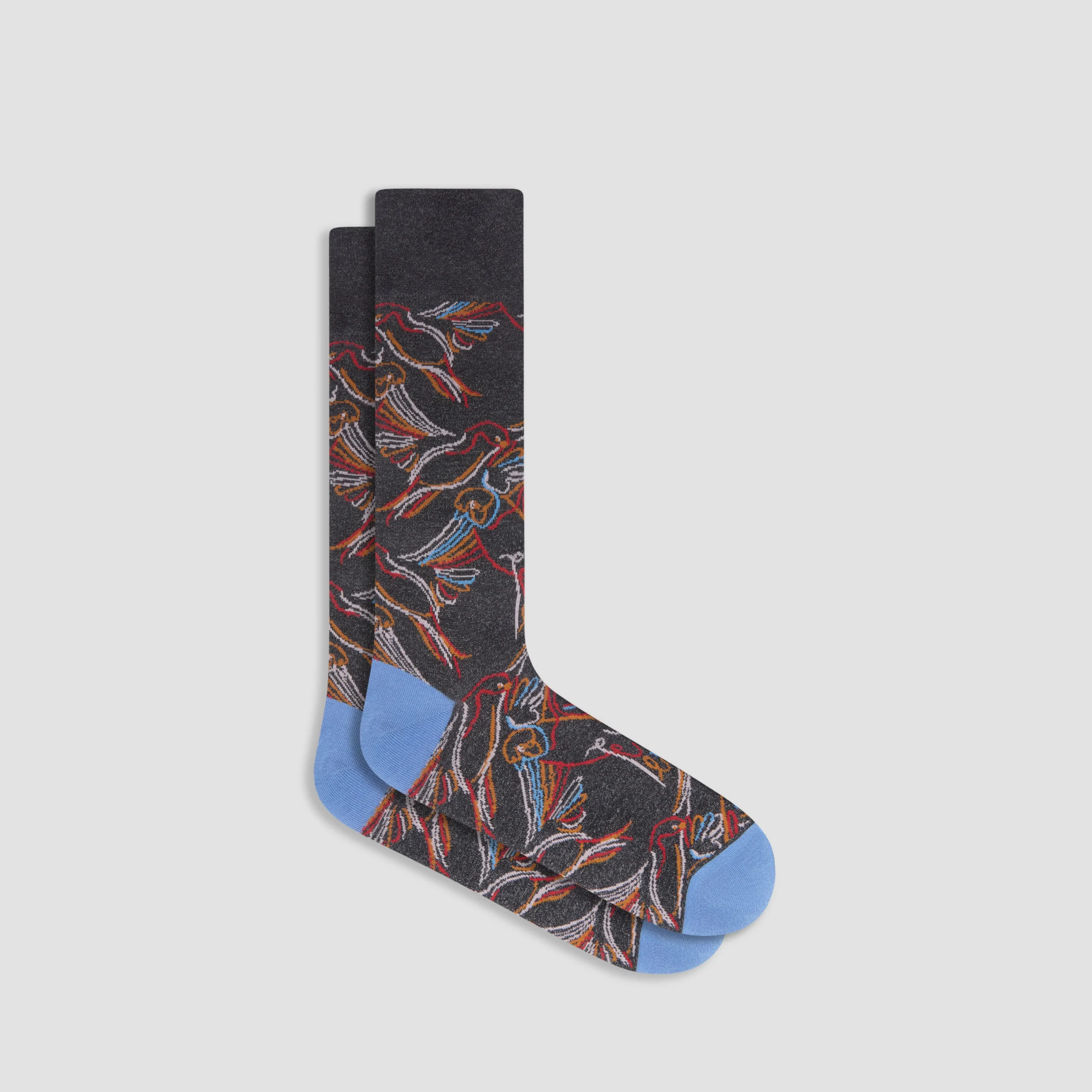 Abstract Mid-Calf Socks