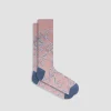 Abstract Mid-Calf Socks