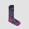 Abstract Mid-Calf Socks