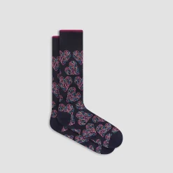 Abstract Mid-Calf Socks