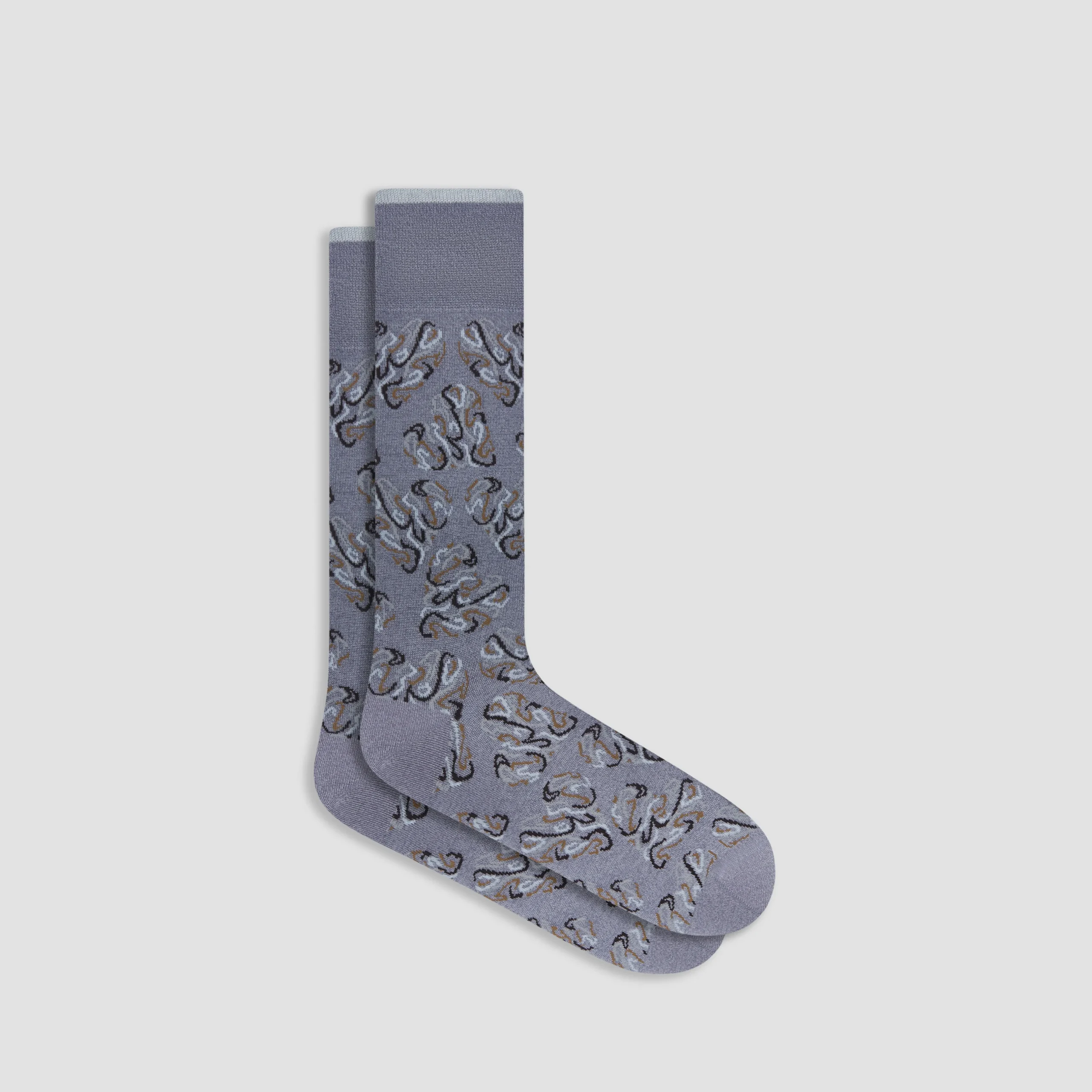 Abstract Mid-Calf Socks