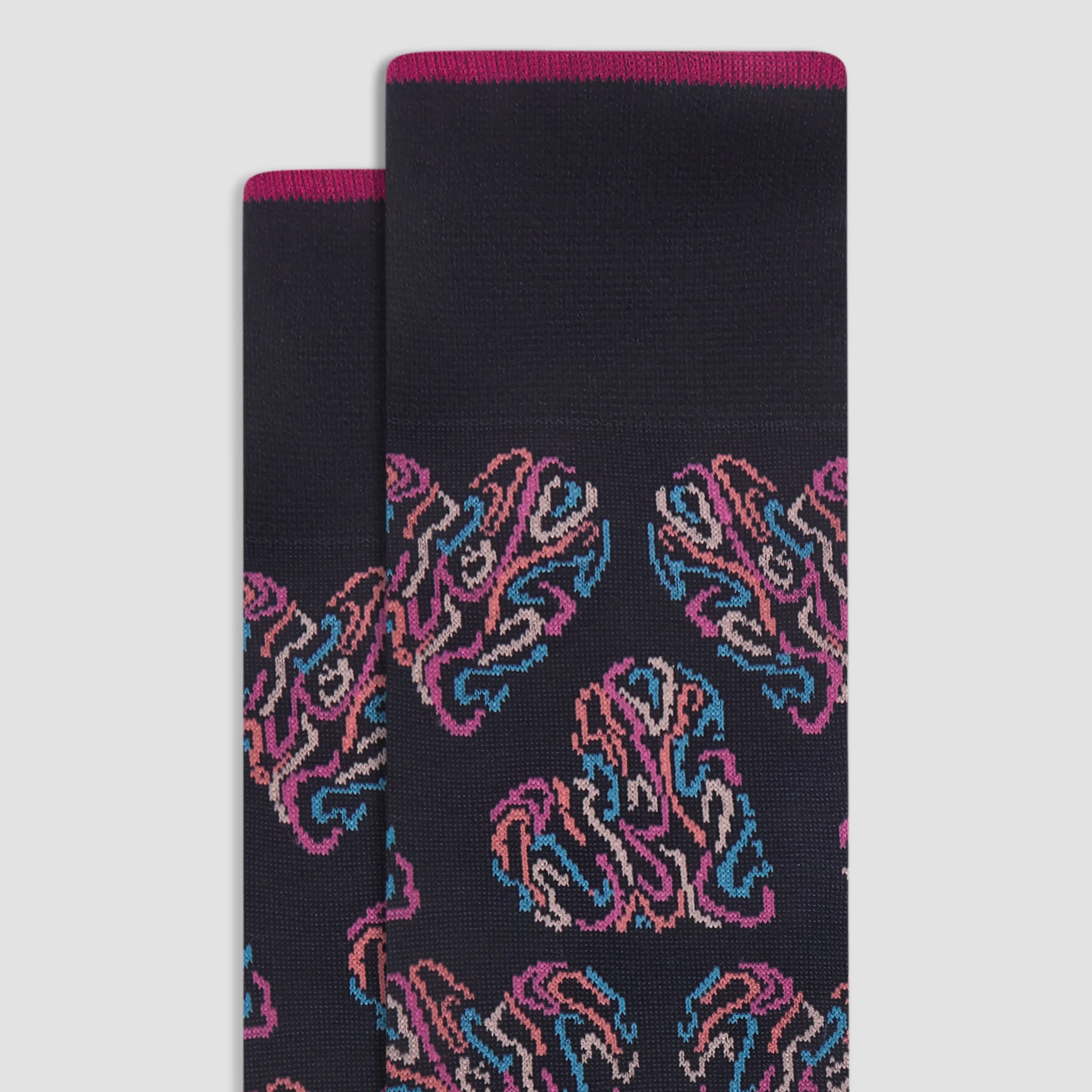 Abstract Mid-Calf Socks