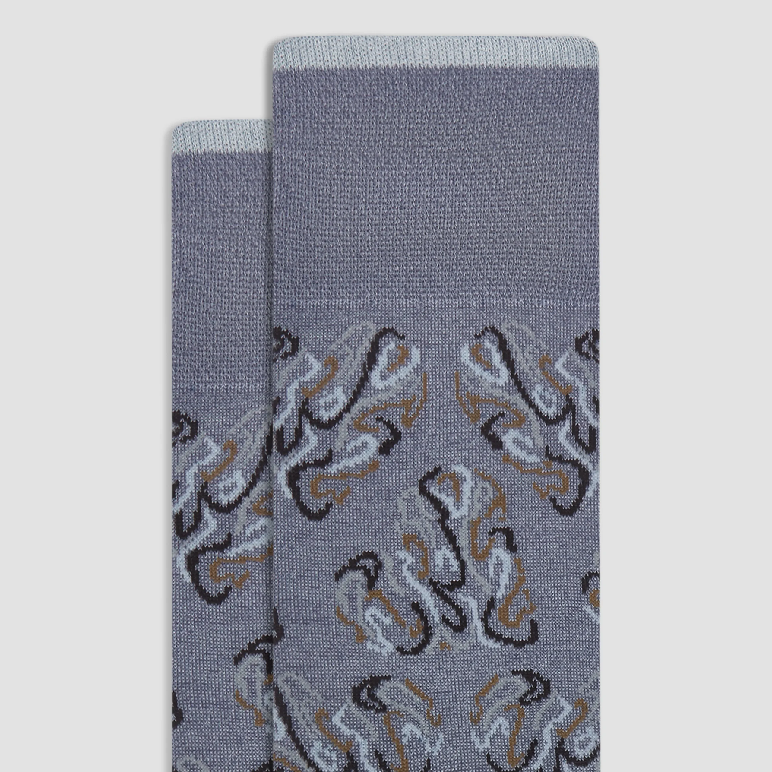 Abstract Mid-Calf Socks