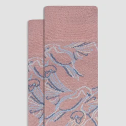 Abstract Mid-Calf Socks