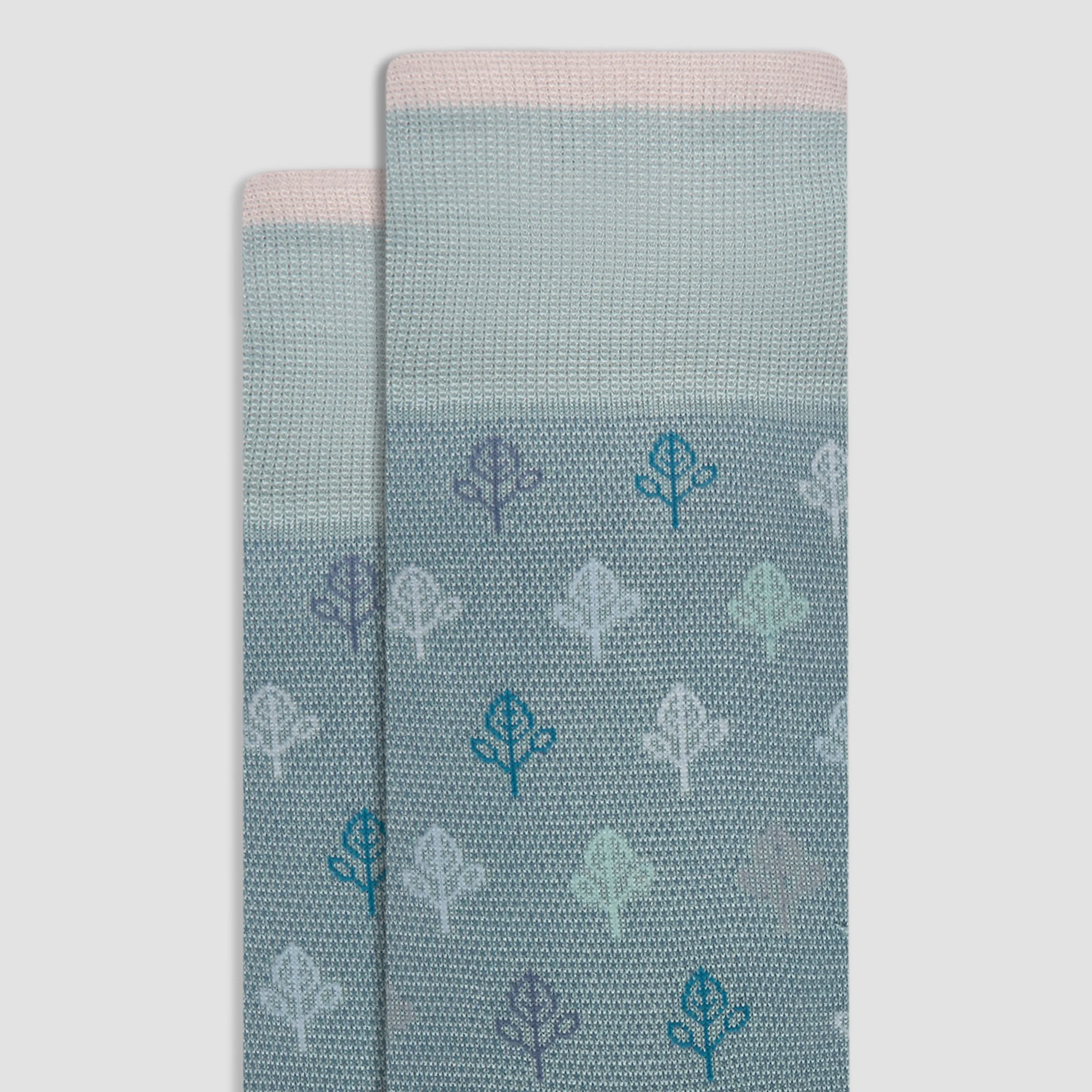 Abstract Mid-Calf Socks