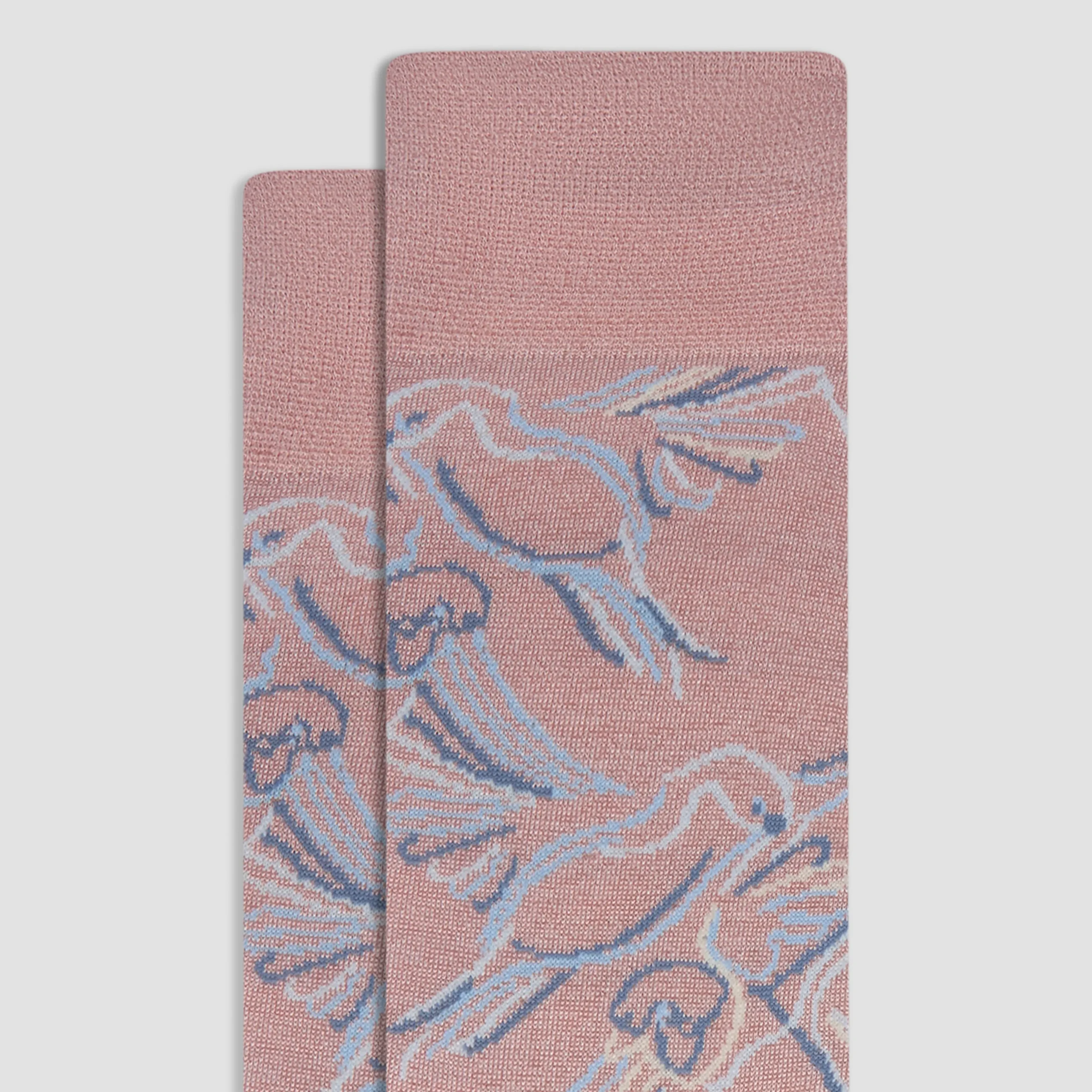 Abstract Mid-Calf Socks