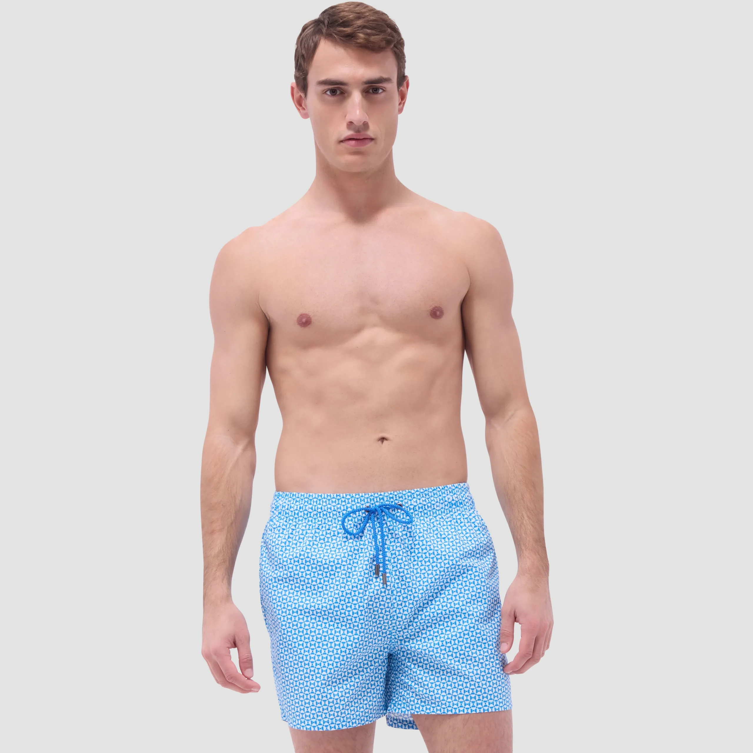 Archer Geometric Swim Trunks