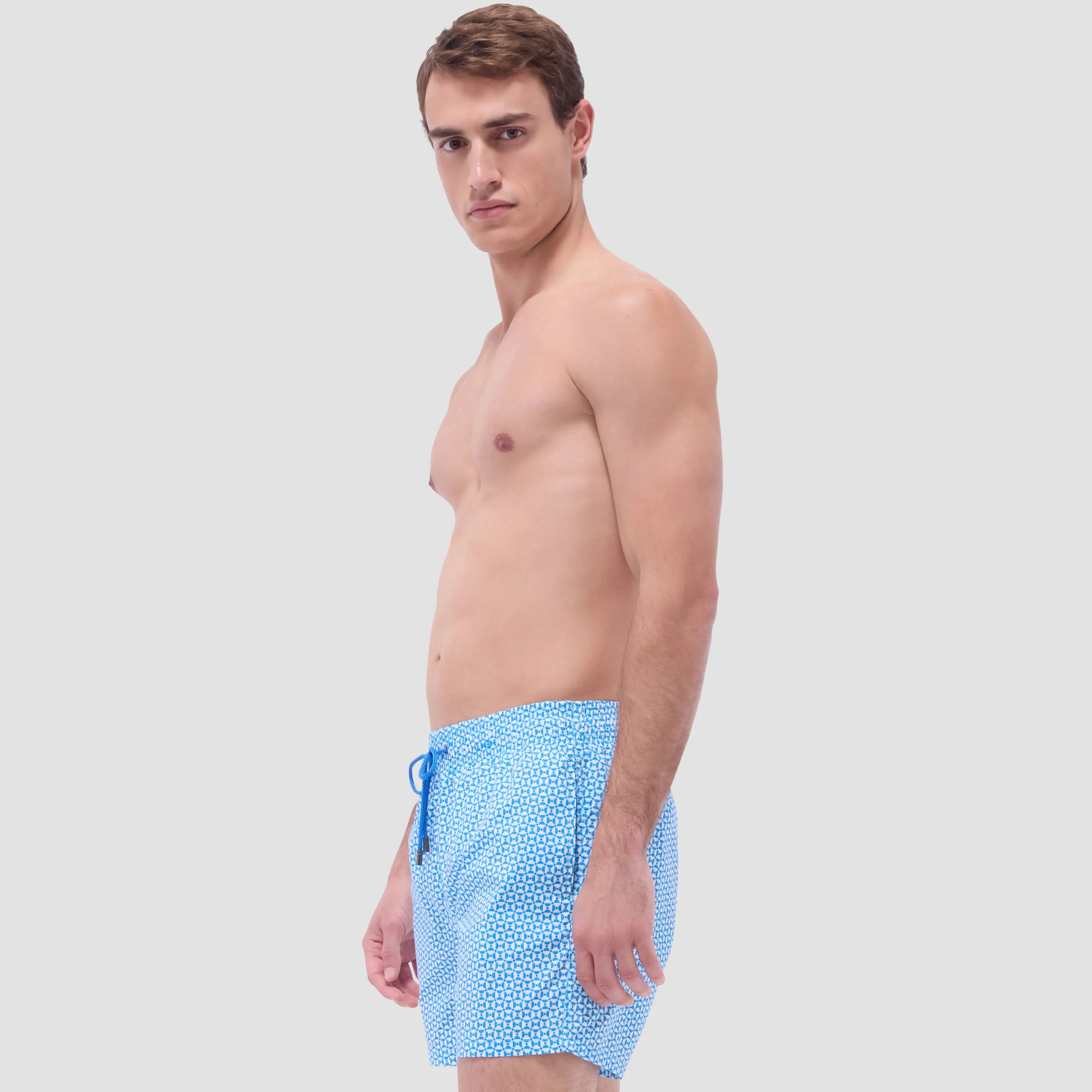 Archer Geometric Swim Trunks