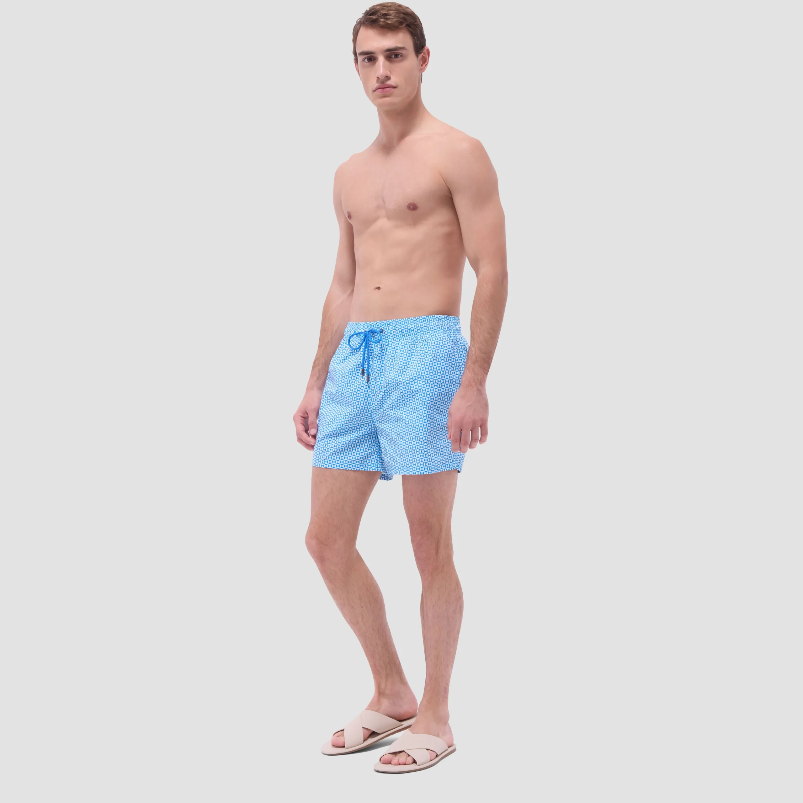 Archer Geometric Swim Trunks