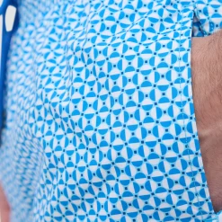 Archer Geometric Swim Trunks