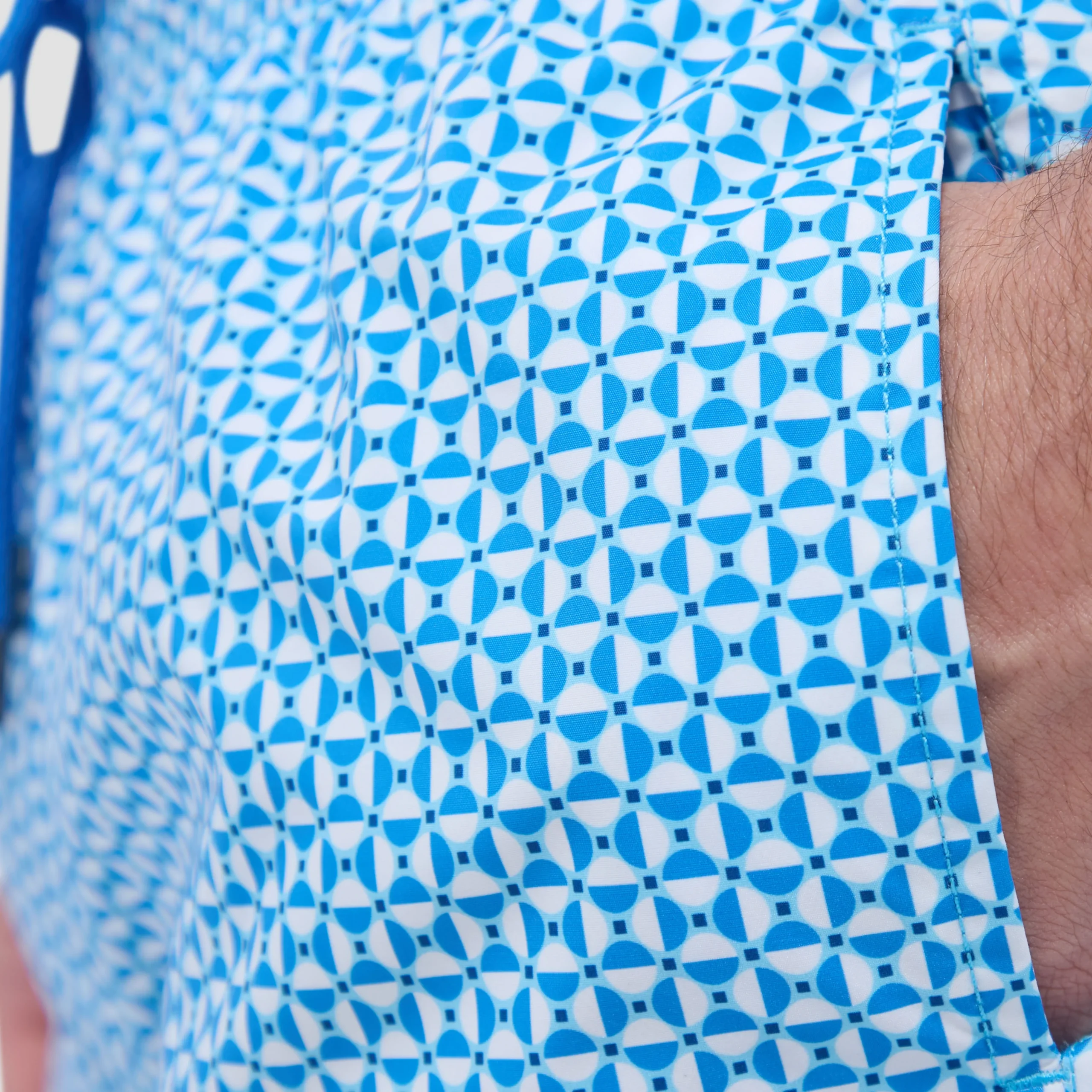 Archer Geometric Swim Trunks