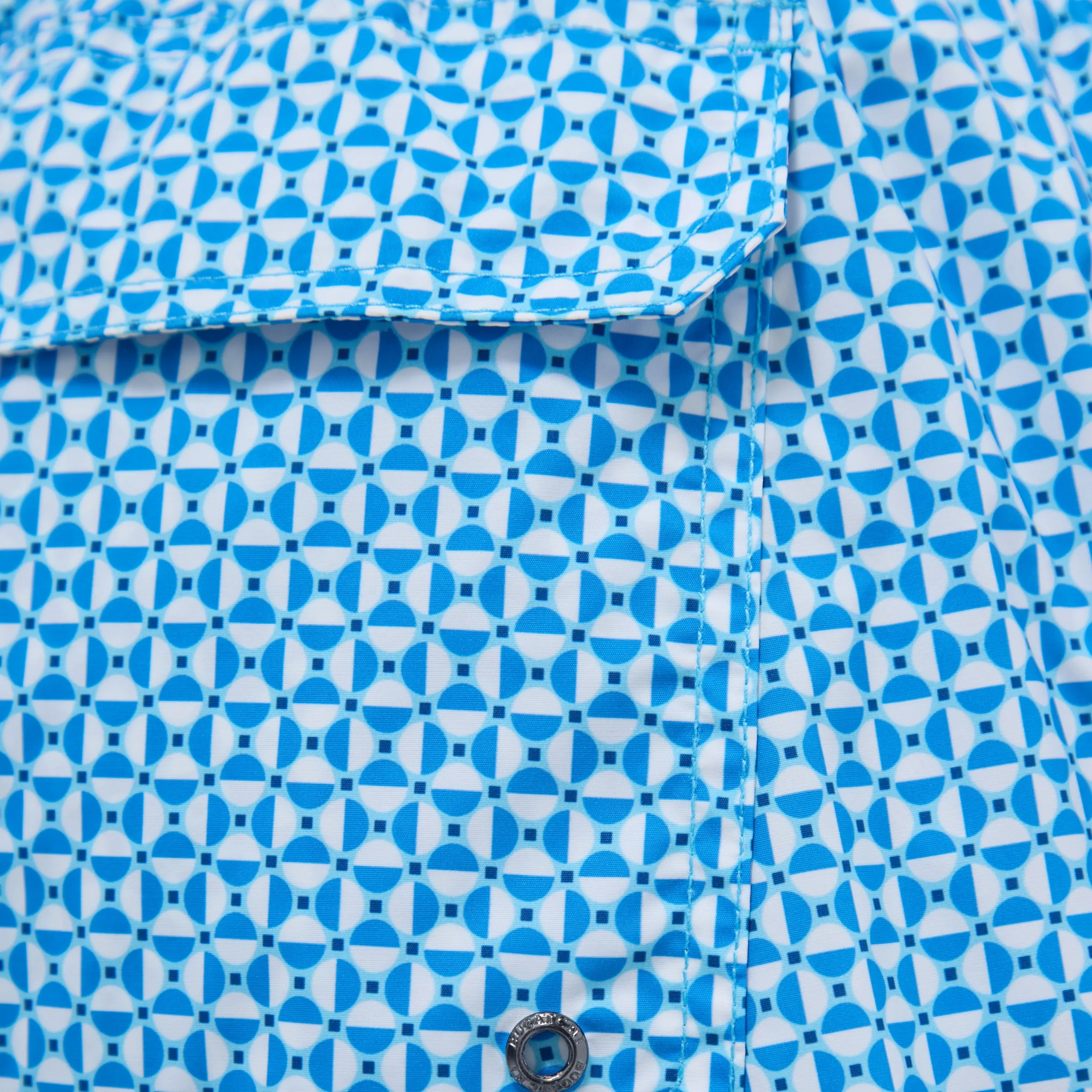 Archer Geometric Swim Trunks