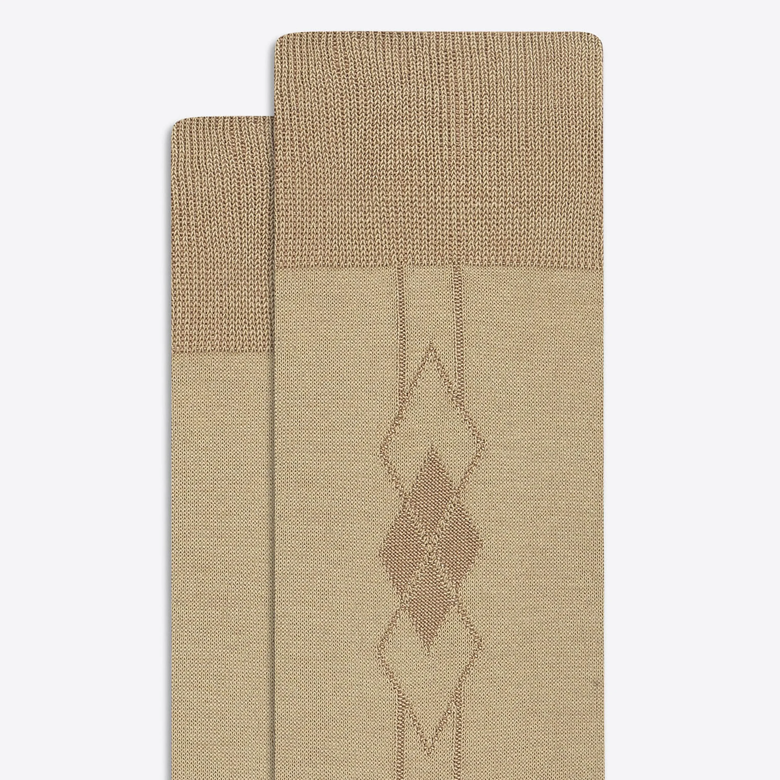 Argyle Mid-Calf Socks
