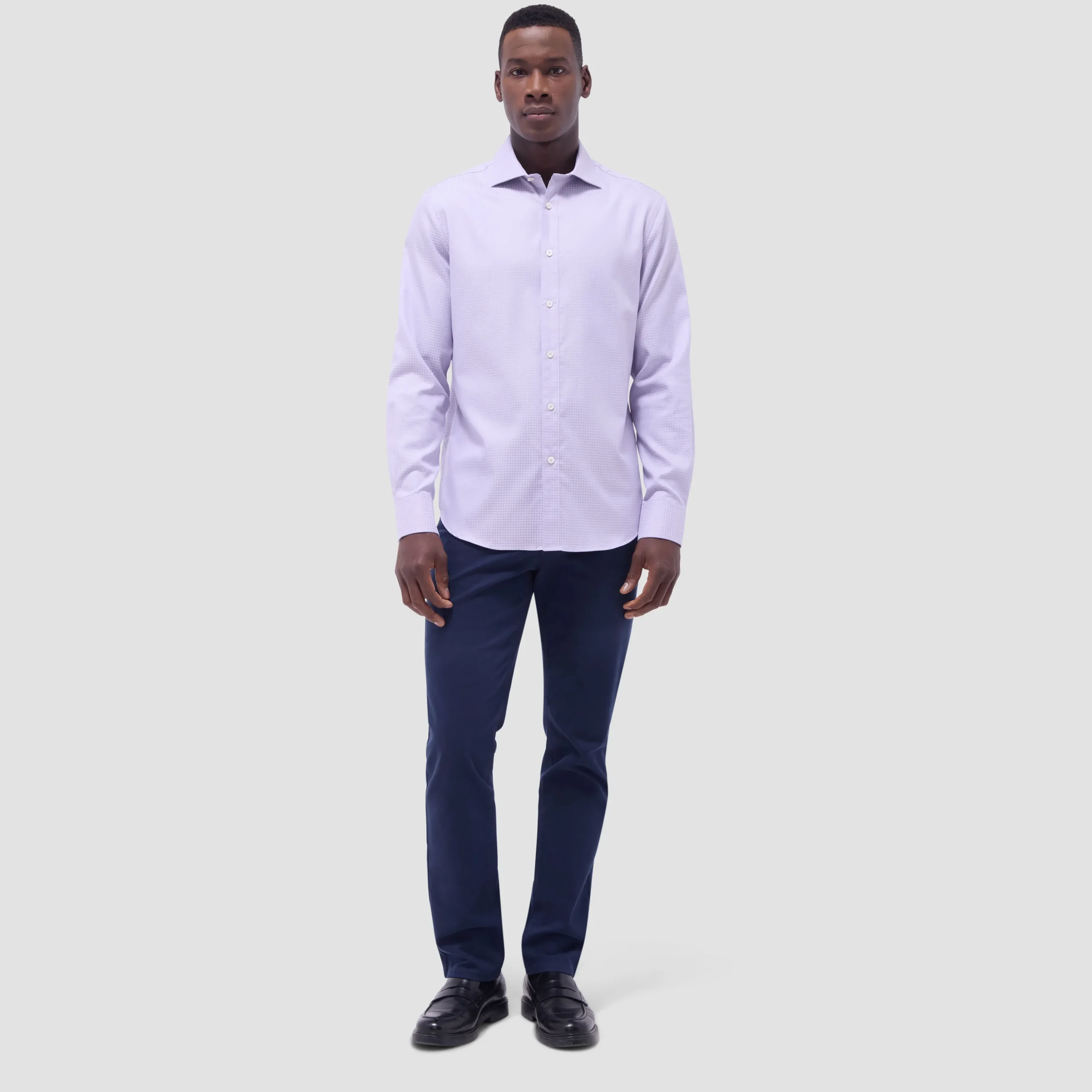 Axel Micro Check Jacquard Shirt