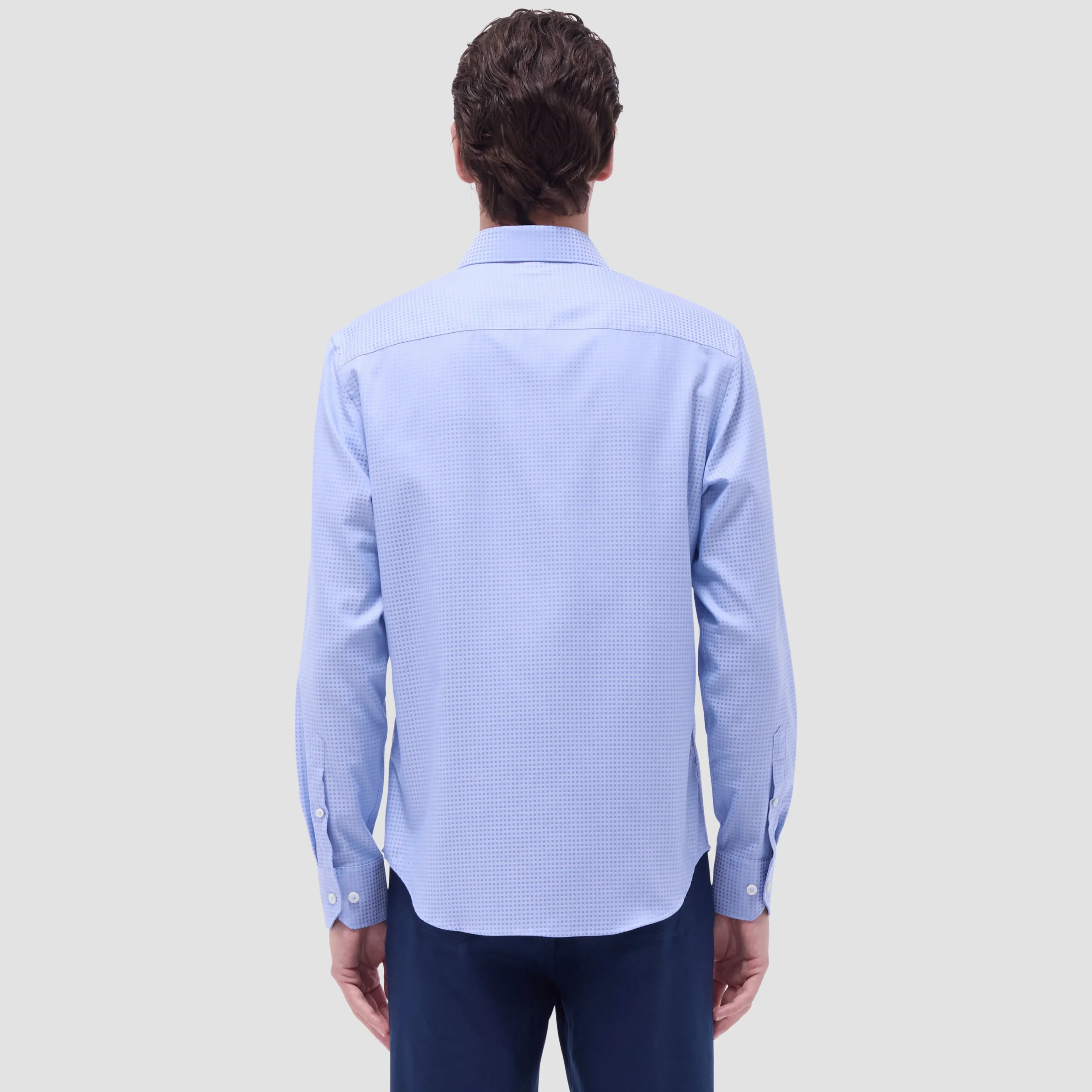 Axel Micro Check Jacquard Shirt