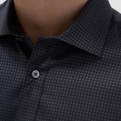 Axel Micro Check Jacquard Shirt