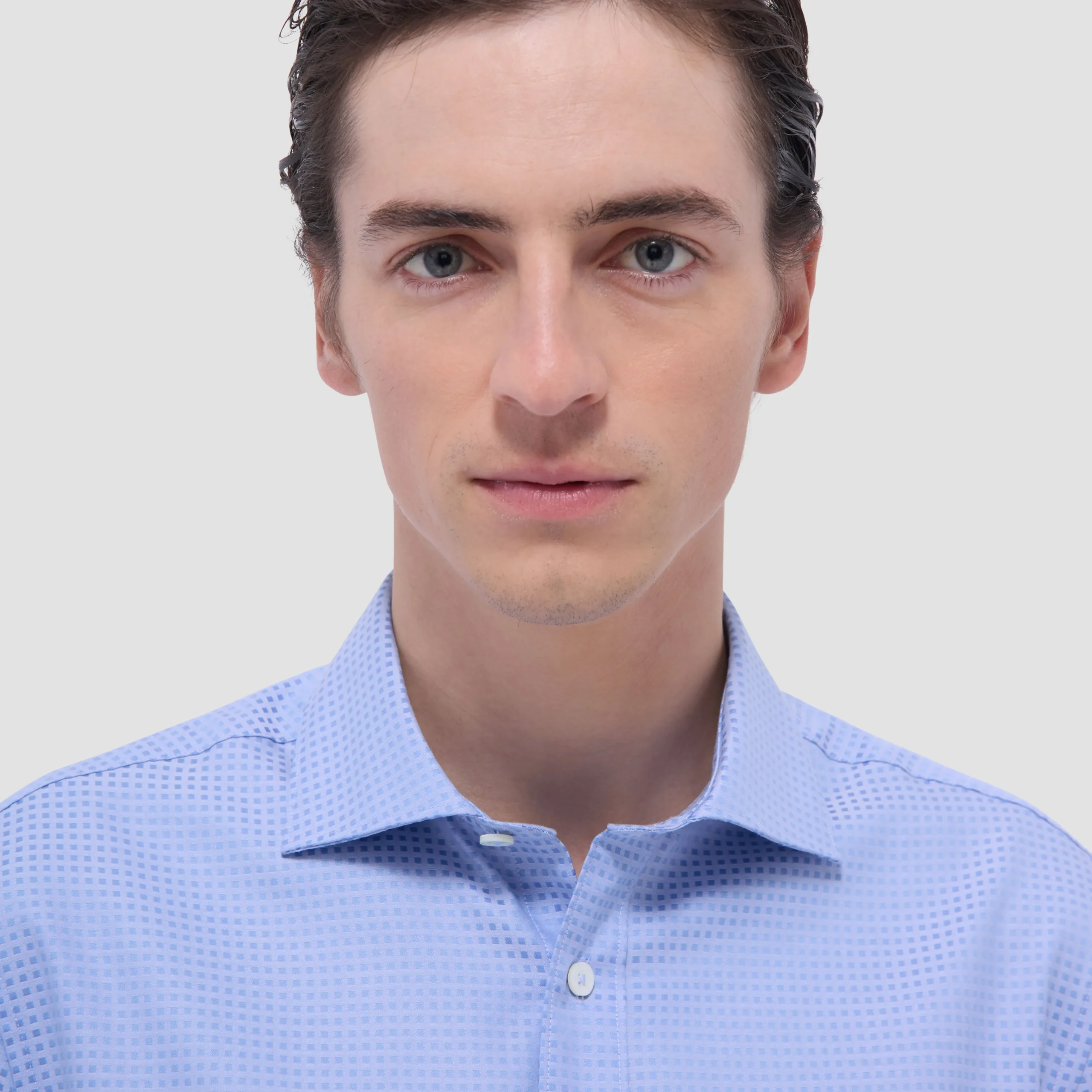 Axel Micro Check Jacquard Shirt