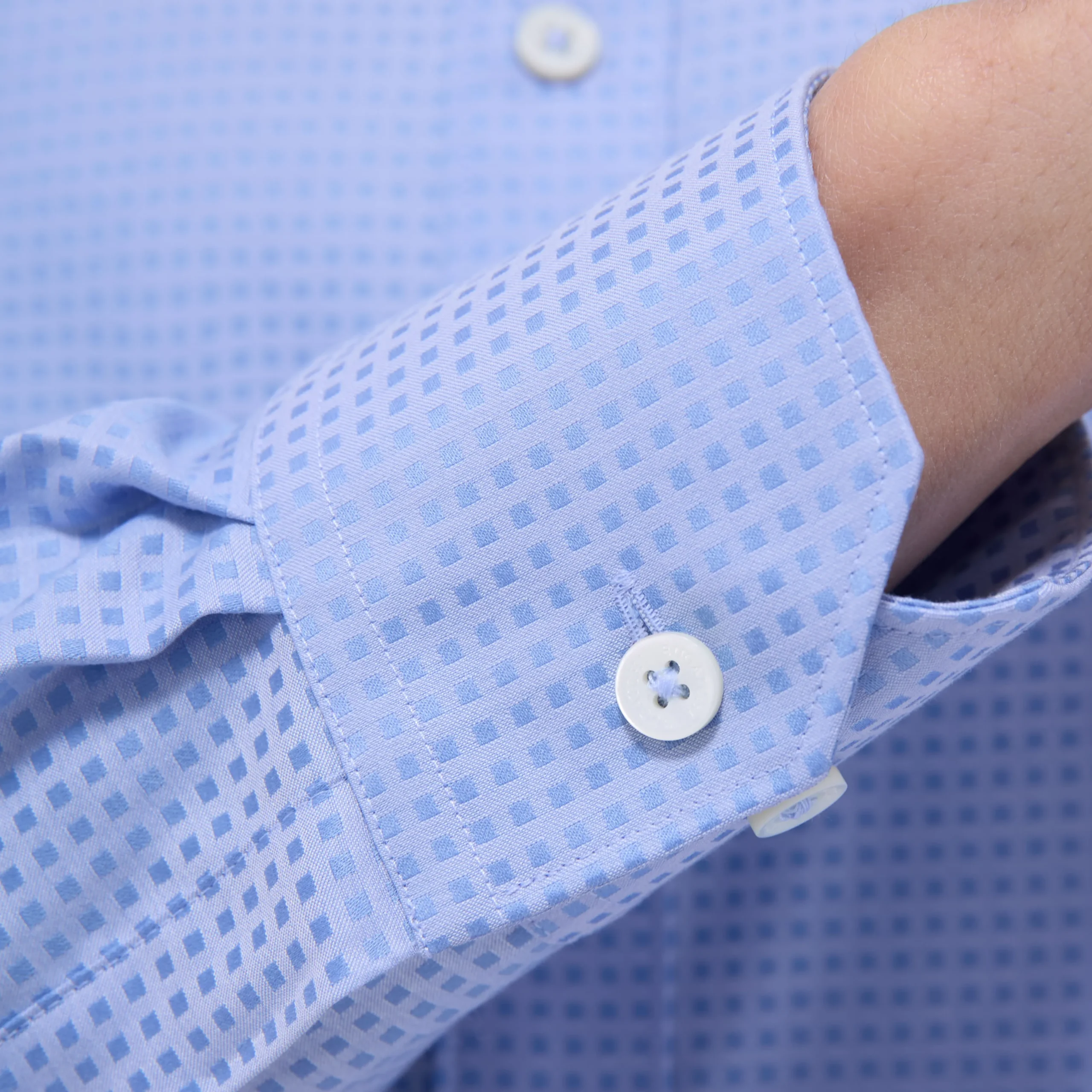 Axel Micro Check Jacquard Shirt