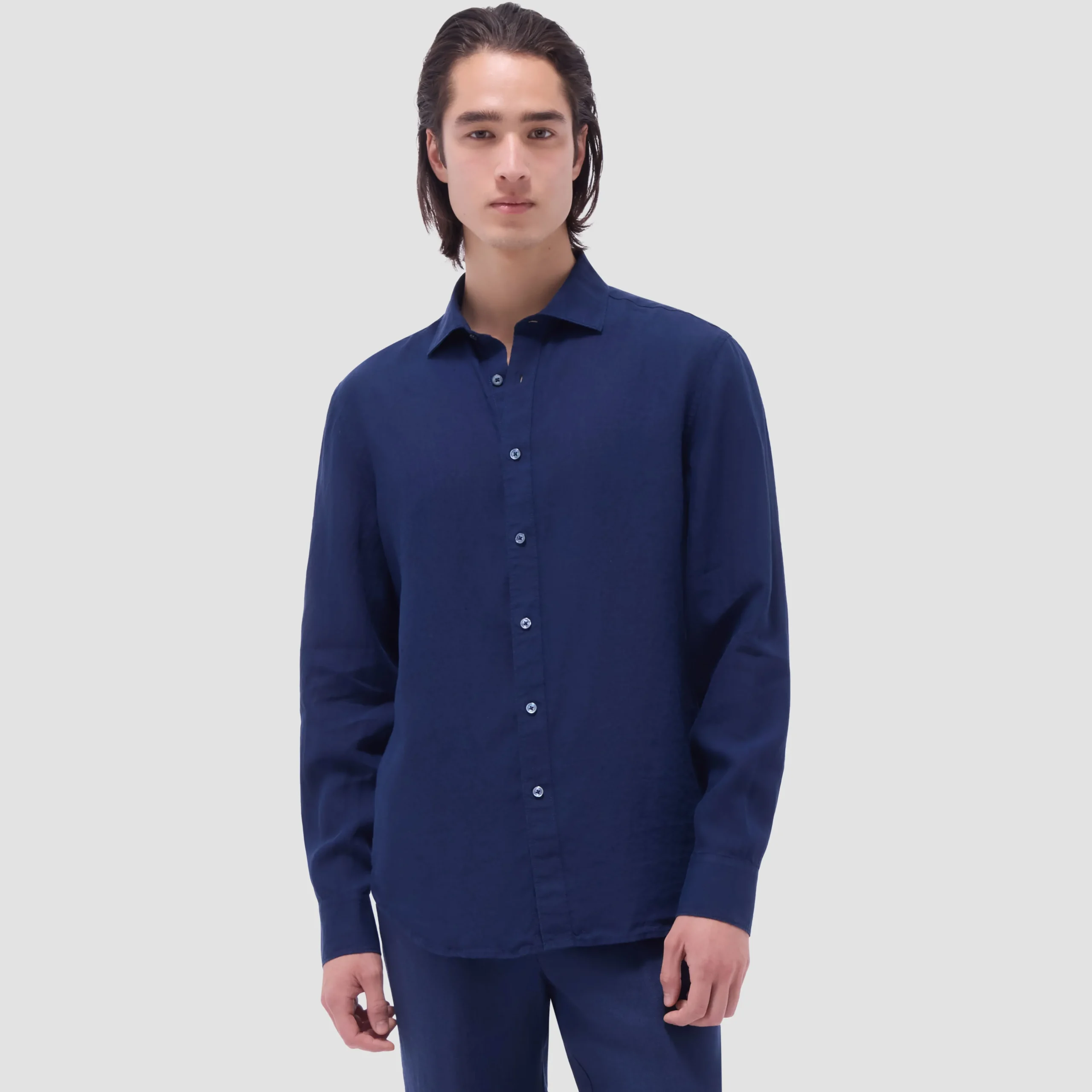 Axel Solid Linen Shirt