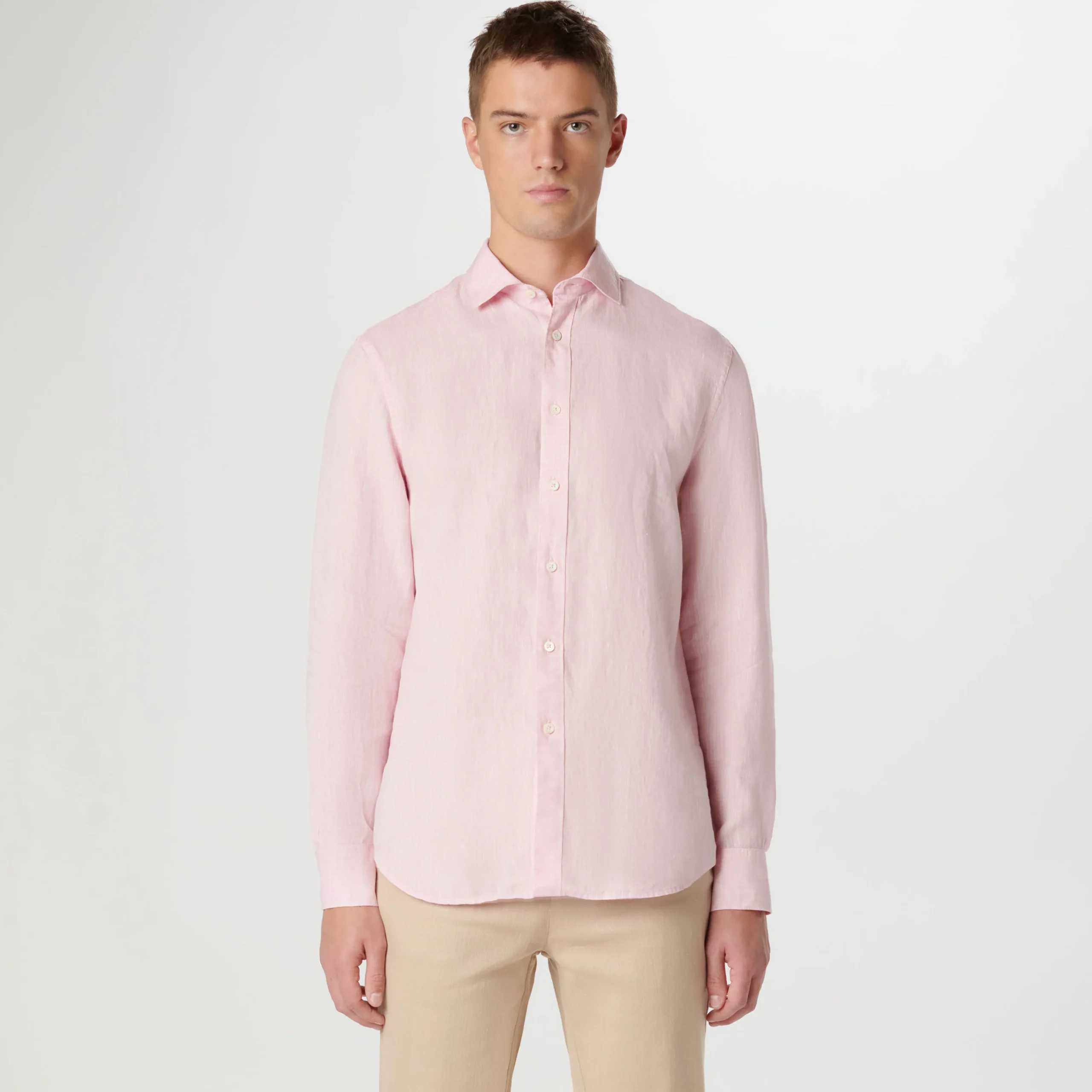 Axel Solid Linen Shirt