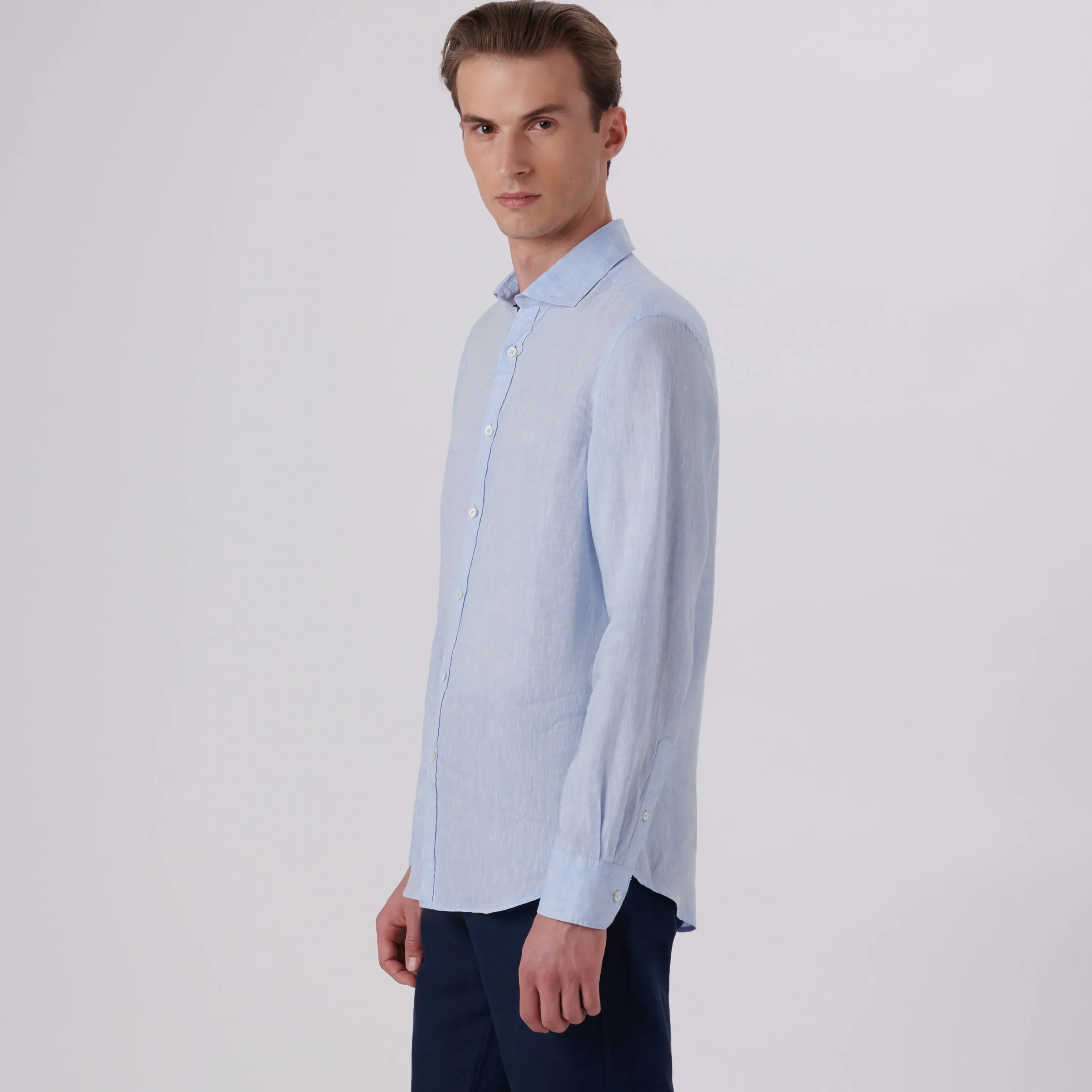 Axel Solid Linen Shirt