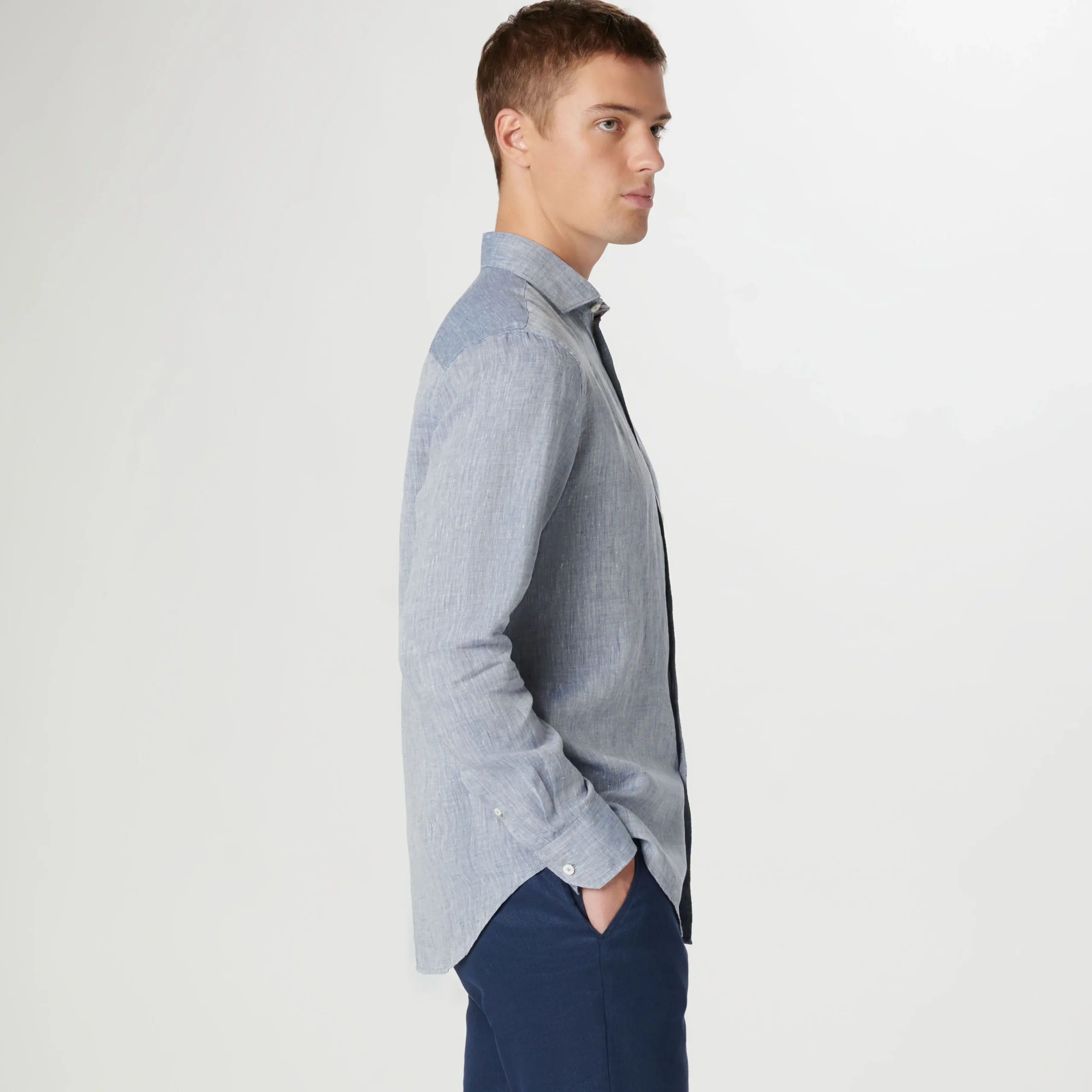 Axel Solid Linen Shirt
