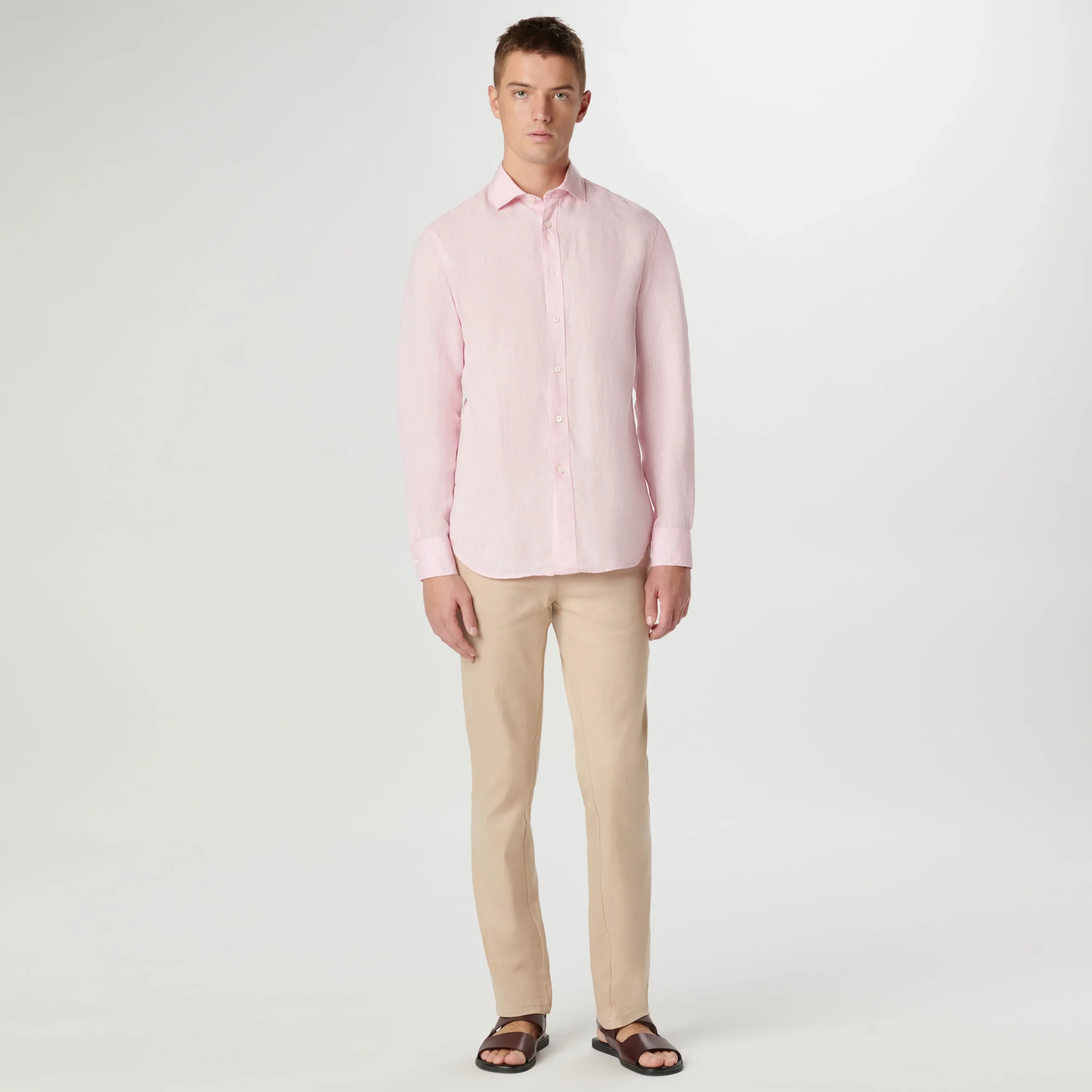 Axel Solid Linen Shirt