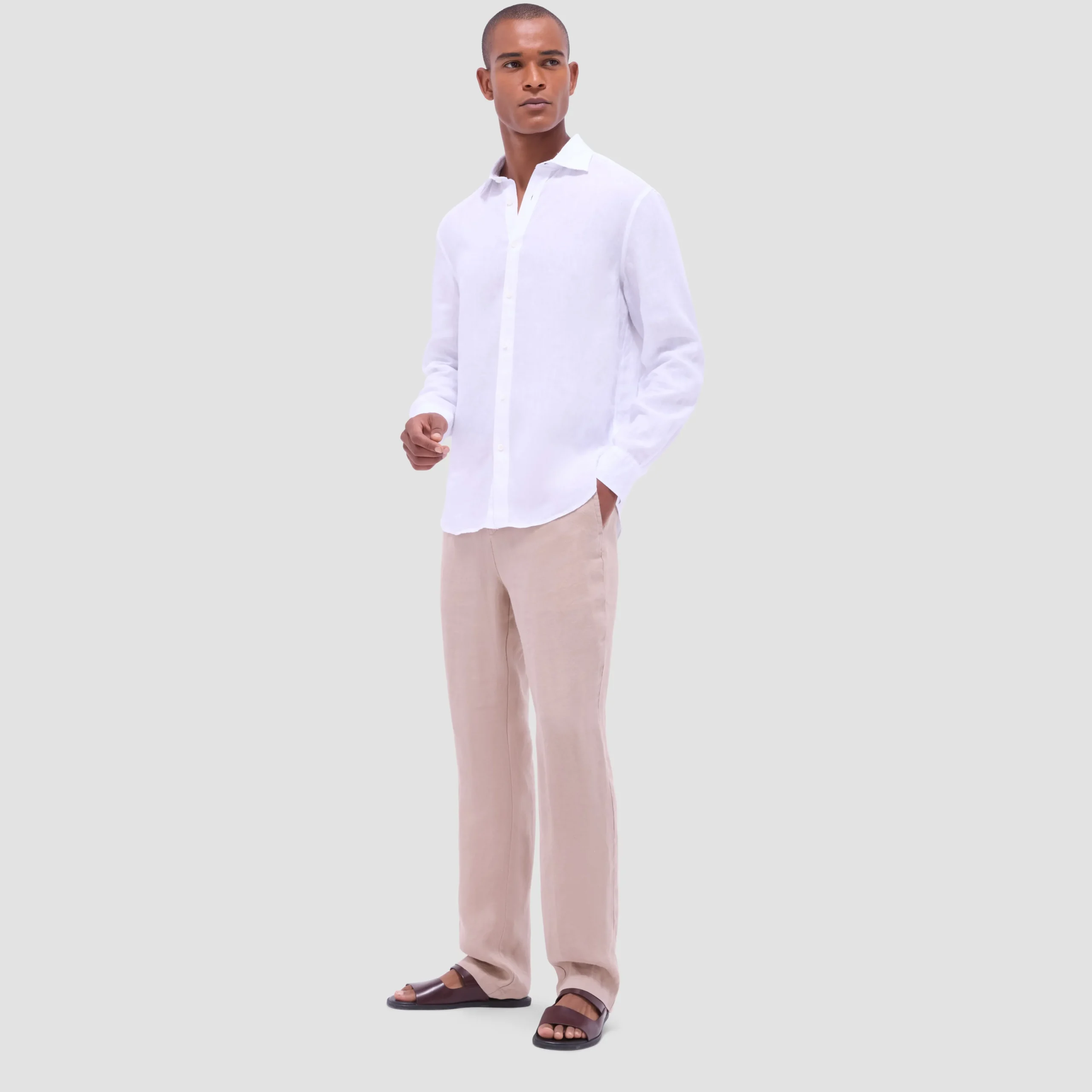 Axel Solid Linen Shirt
