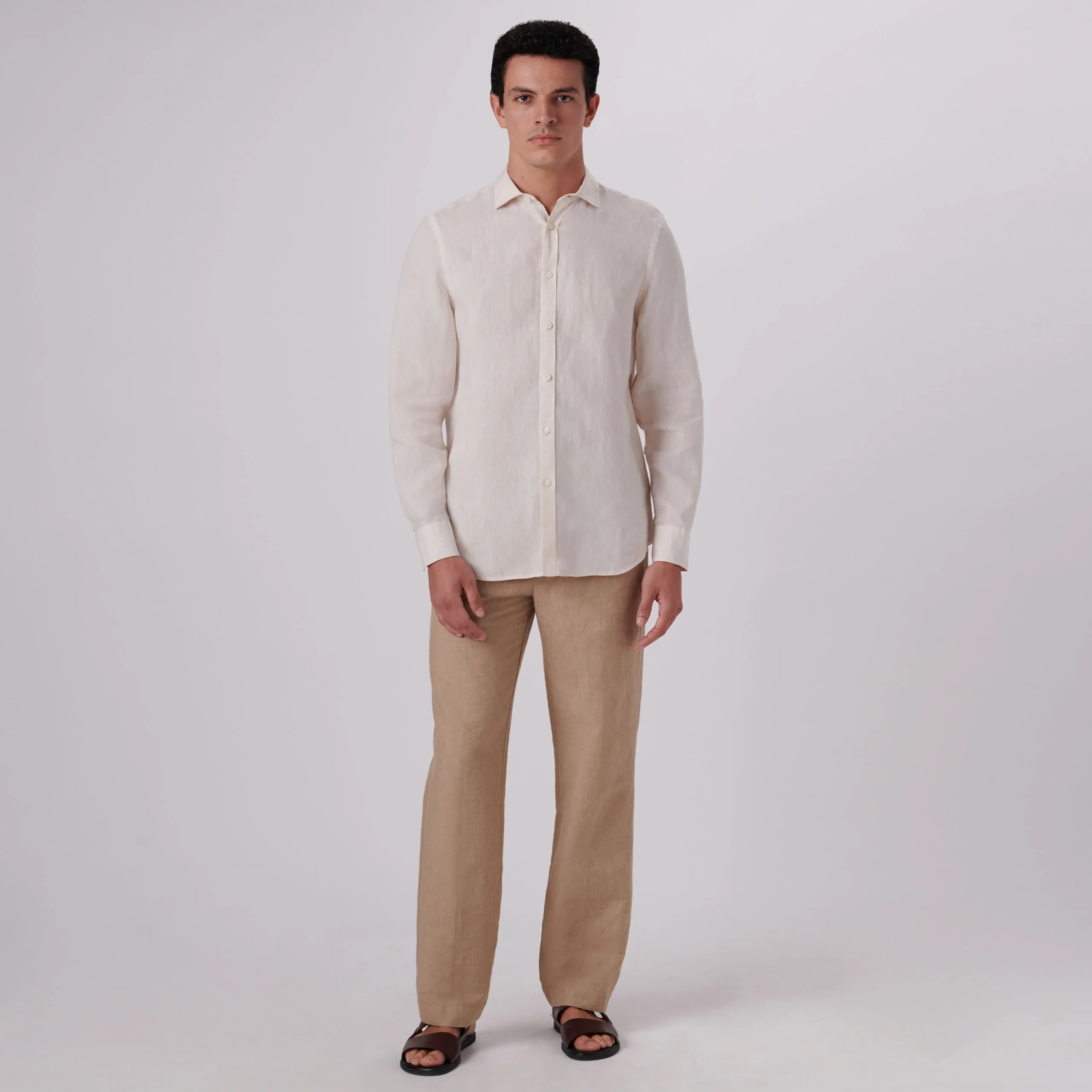 Axel Solid Linen Shirt