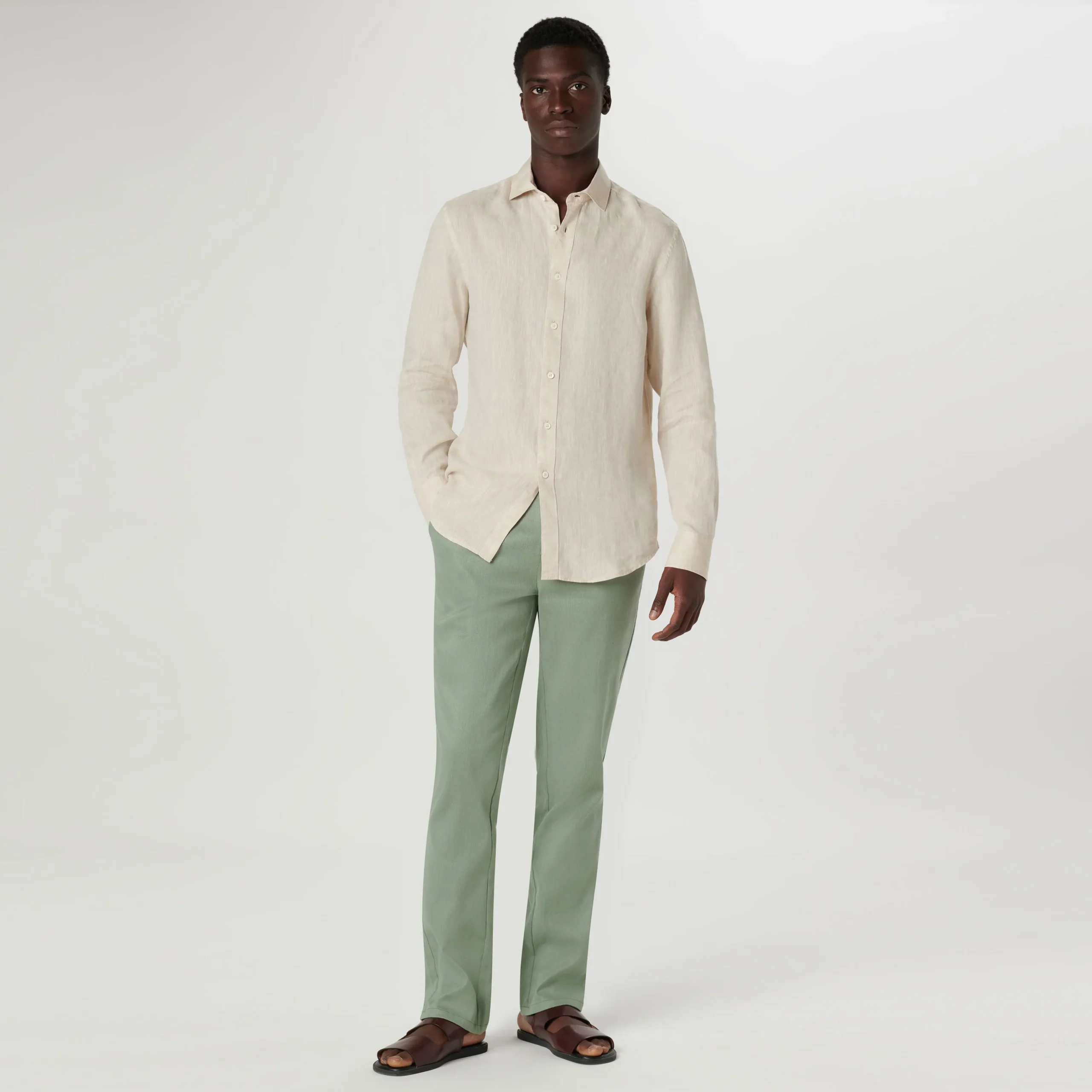 Axel Solid Linen Shirt