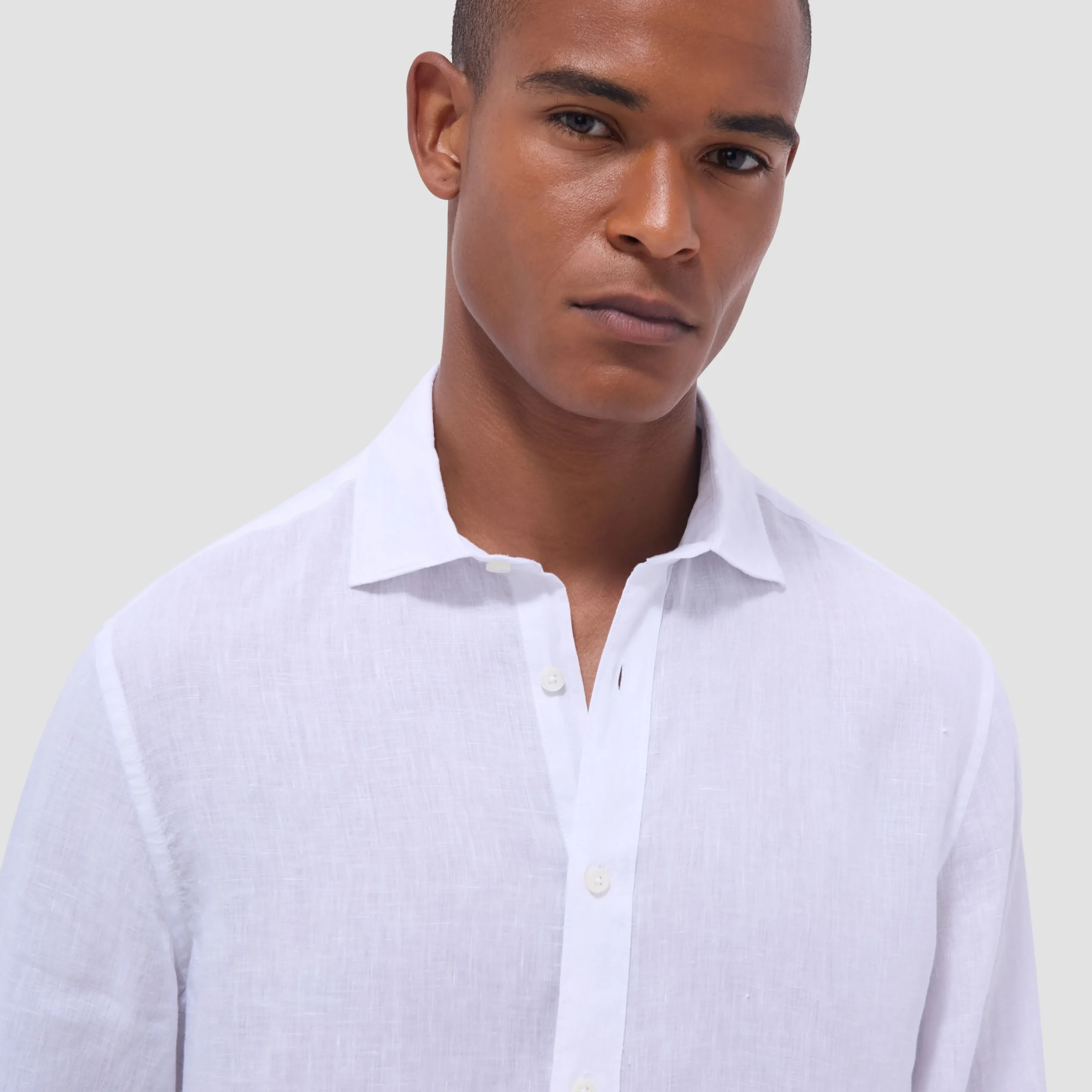 Axel Solid Linen Shirt