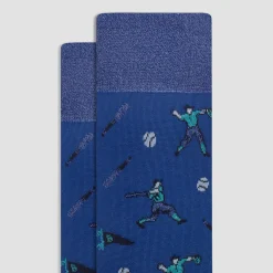 Baseball Mid-Calf Socks