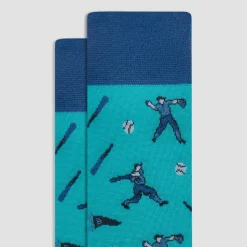 Baseball Mid-Calf Socks