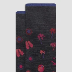 Beach Vibe Mid-Calf Socks