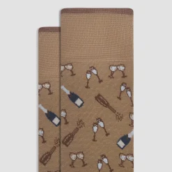 Champagne Mid-Calf Socks