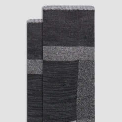 Check Mid-Calf Socks