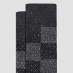 Checkerboard Mid-Calf Socks