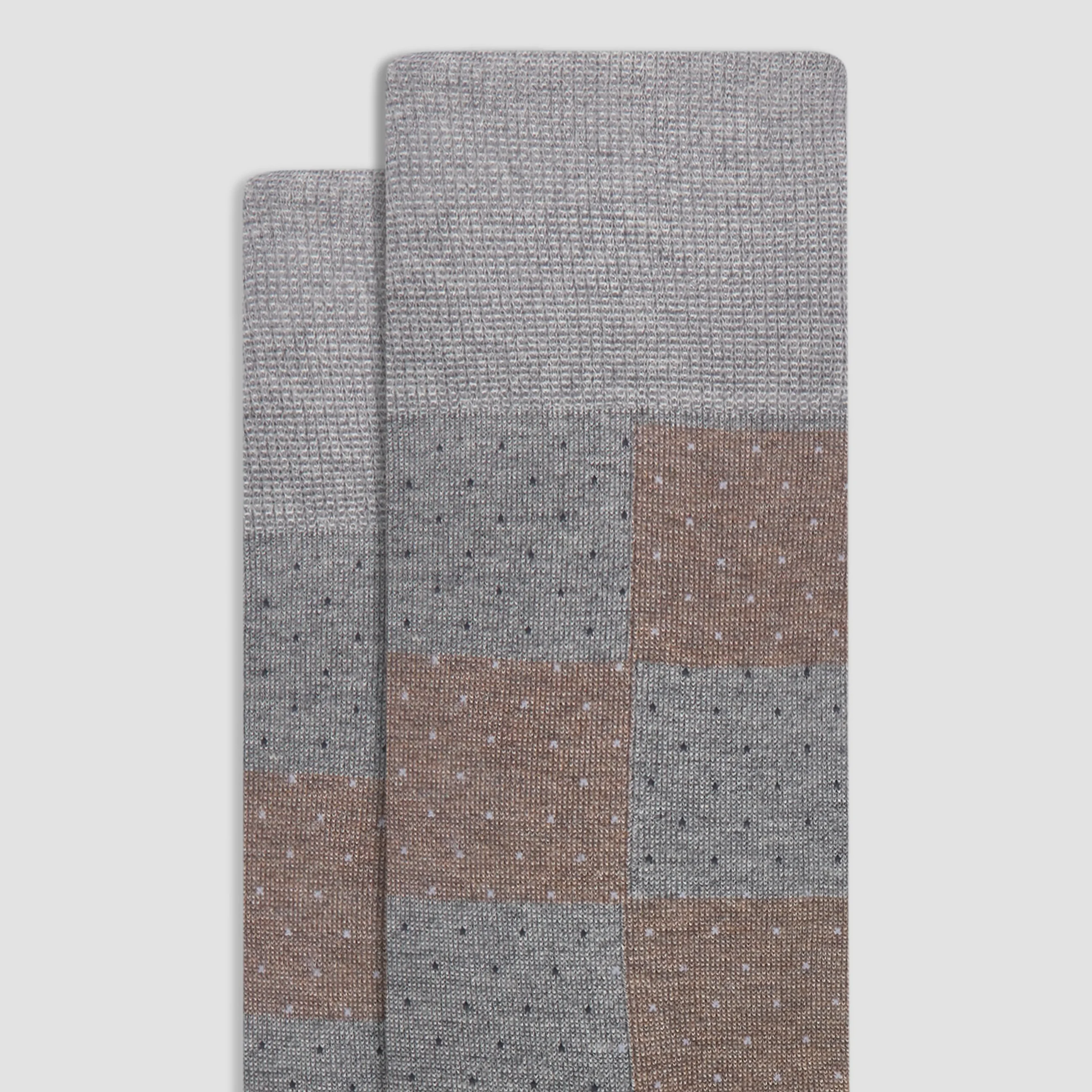 Checkerboard Mid-Calf Socks