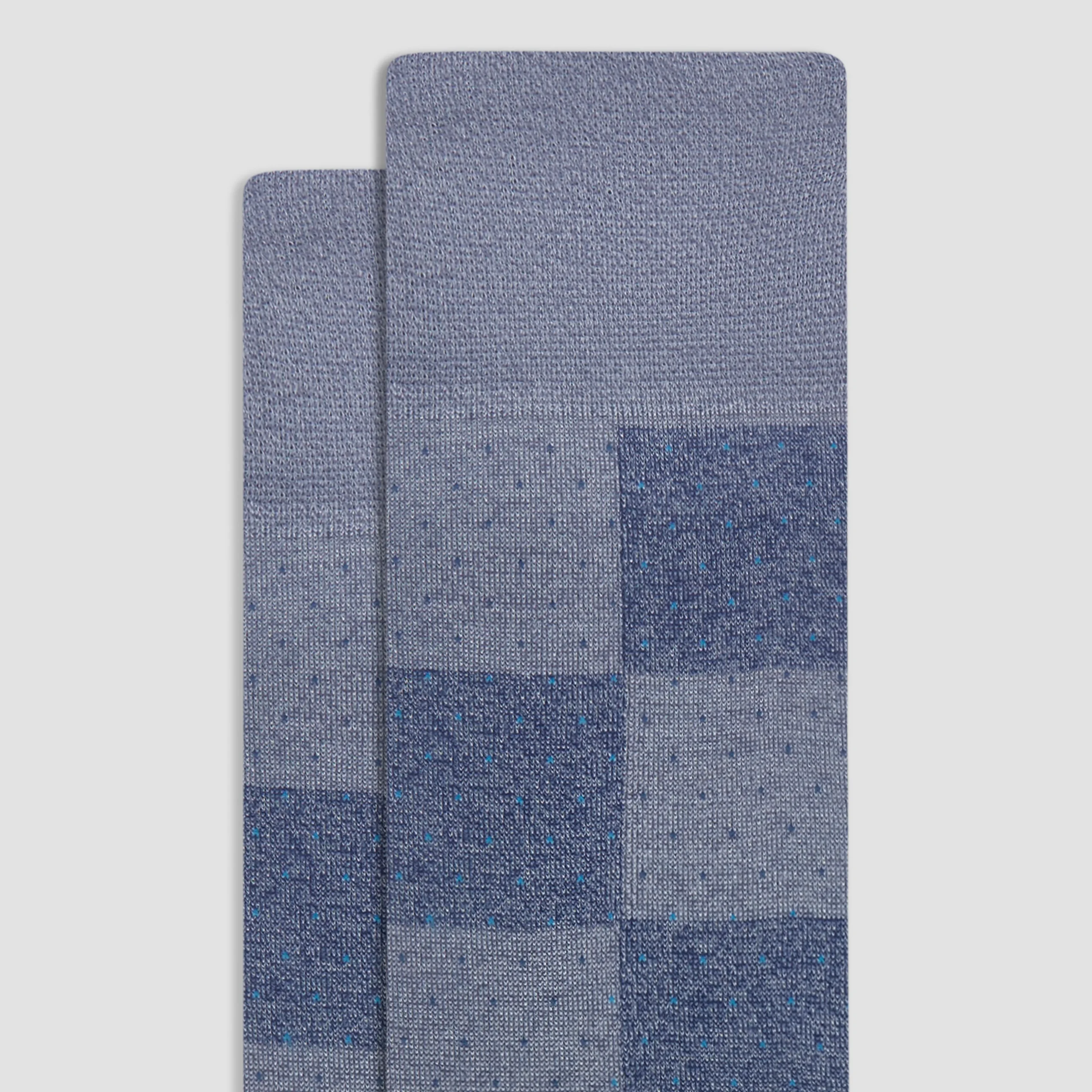 Checkerboard Mid-Calf Socks