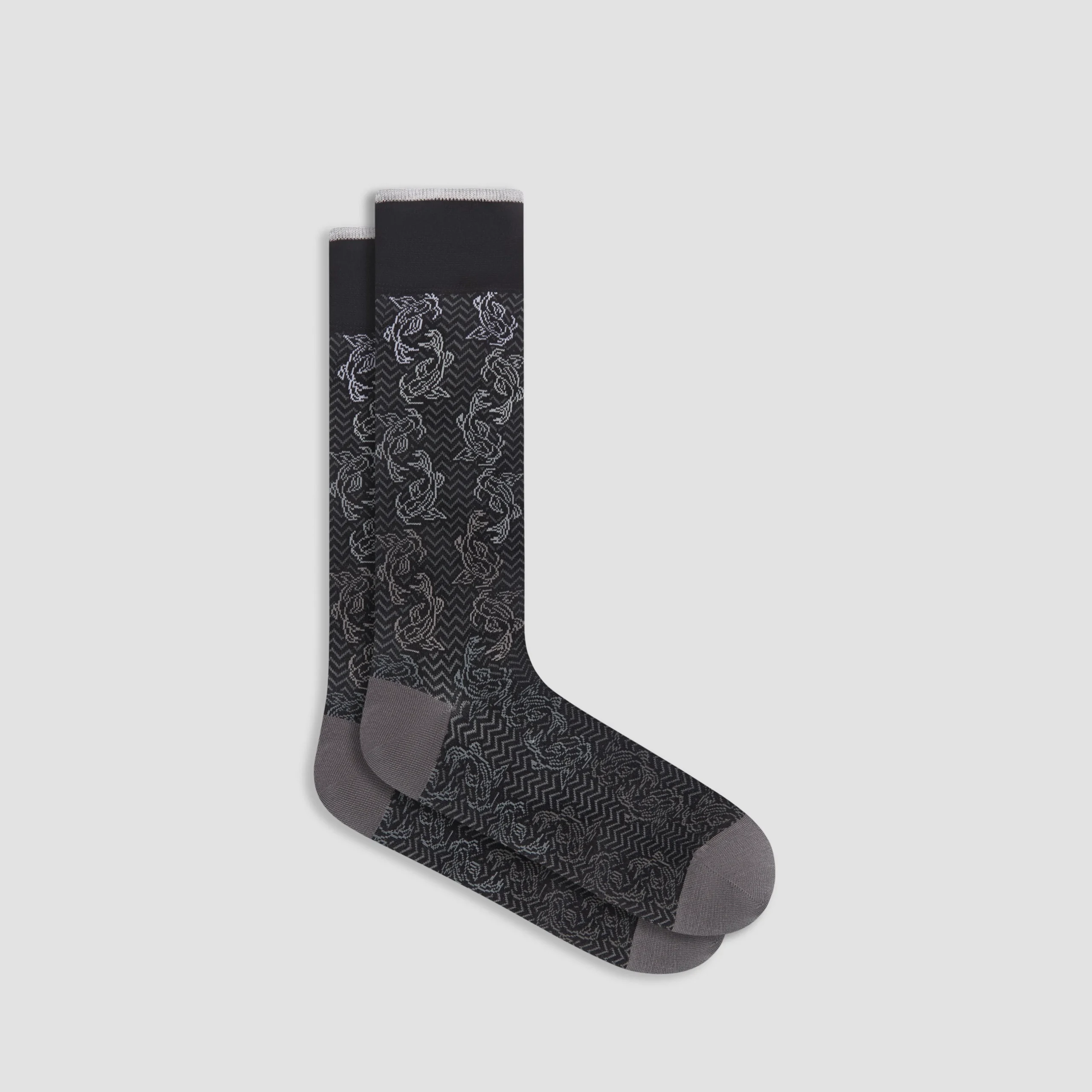 Chevron Abstract Mid-Calf Socks