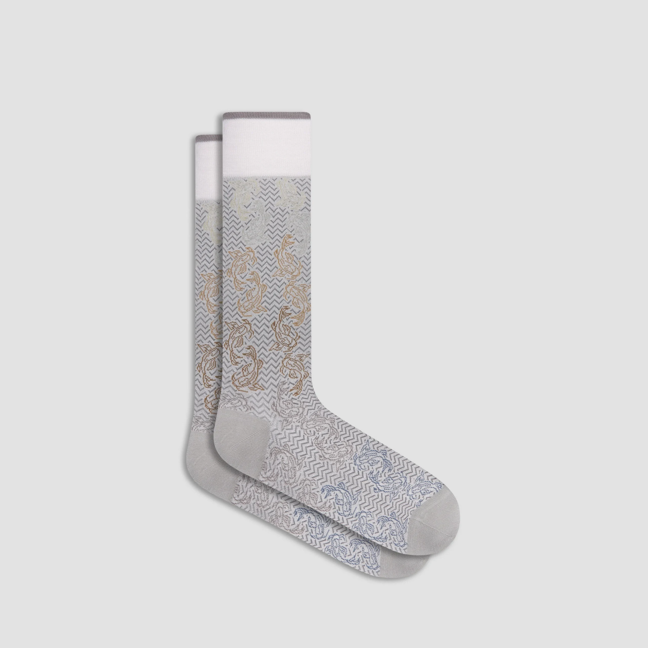Chevron Abstract Mid-Calf Socks