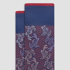 Chevron Abstract Mid-Calf Socks