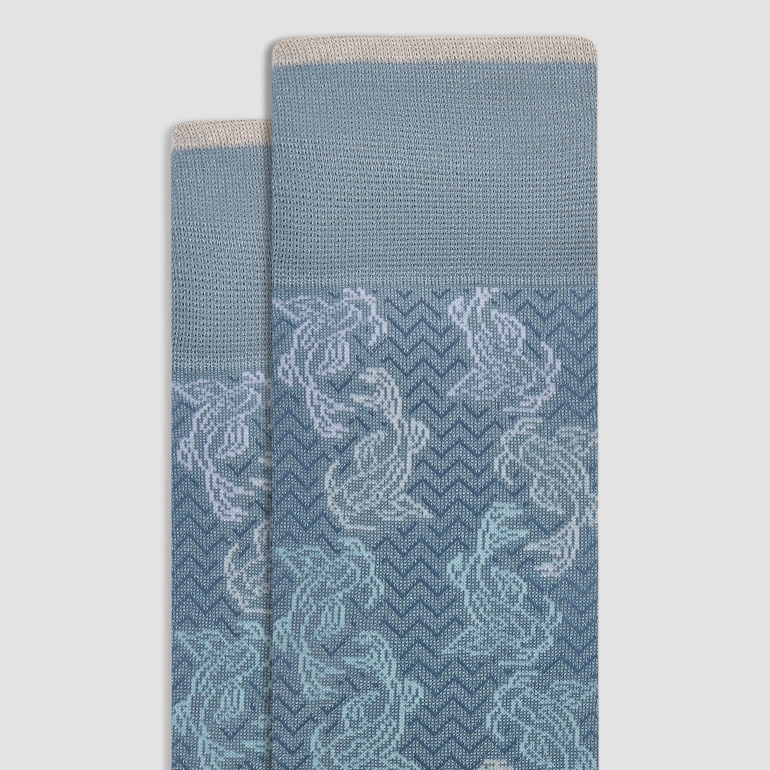 Chevron Abstract Mid-Calf Socks