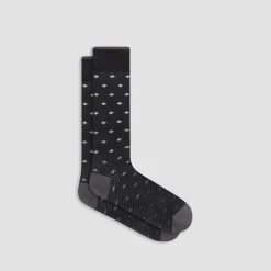 Chevron Geometric Mid-Calf Socks