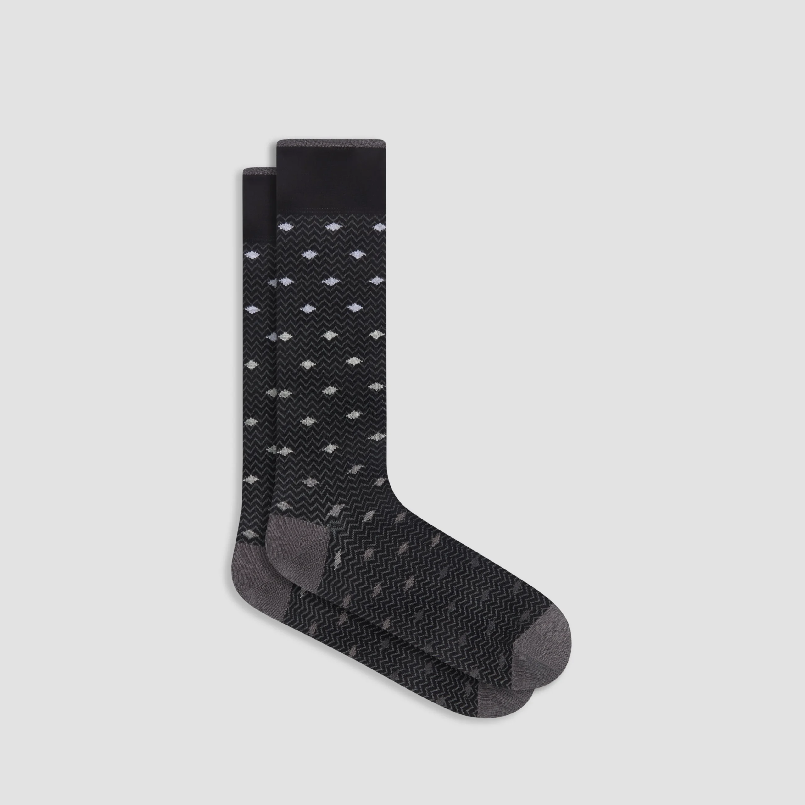 Chevron Geometric Mid-Calf Socks