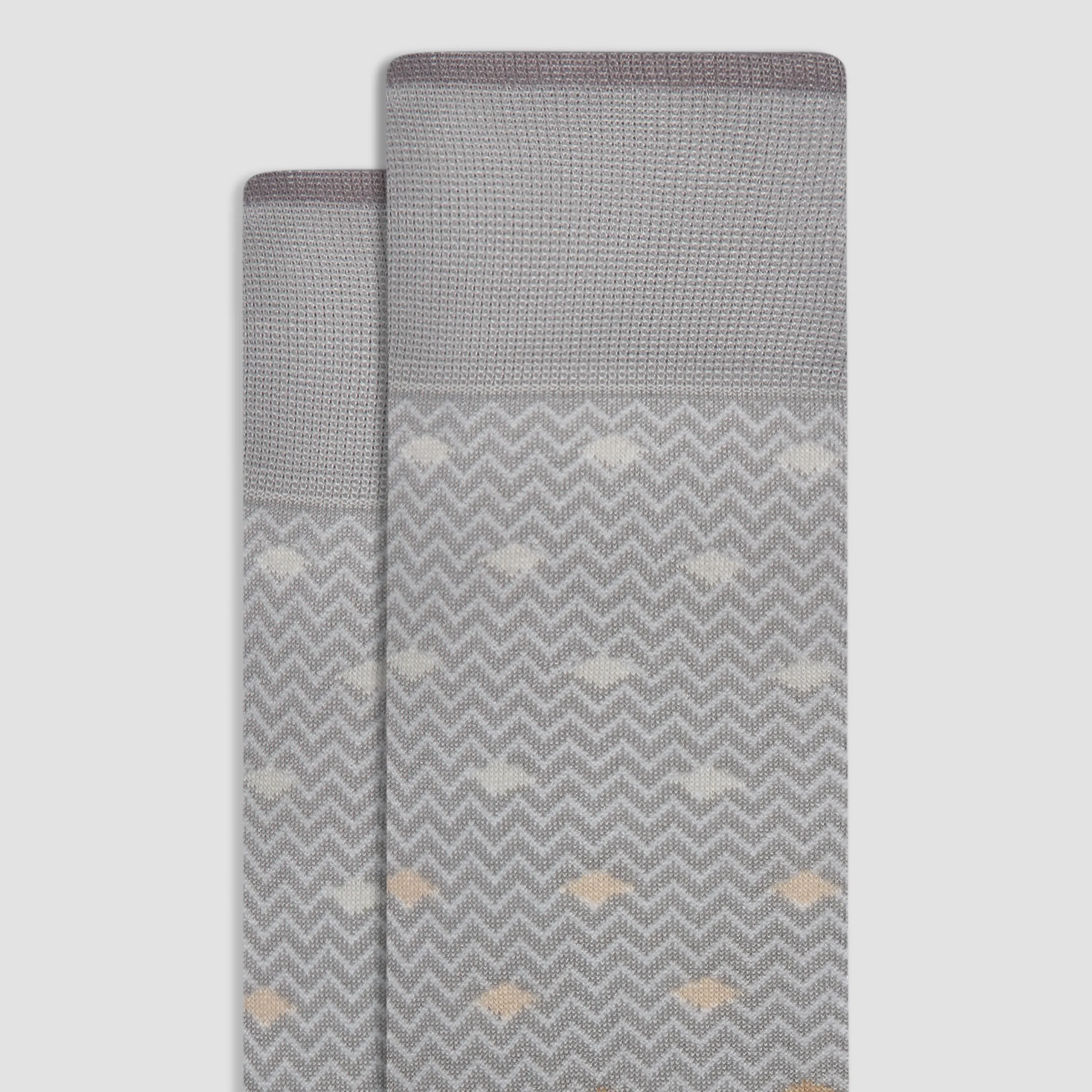 Chevron Geometric Mid-Calf Socks