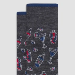 Cocktail Mid-Calf Socks